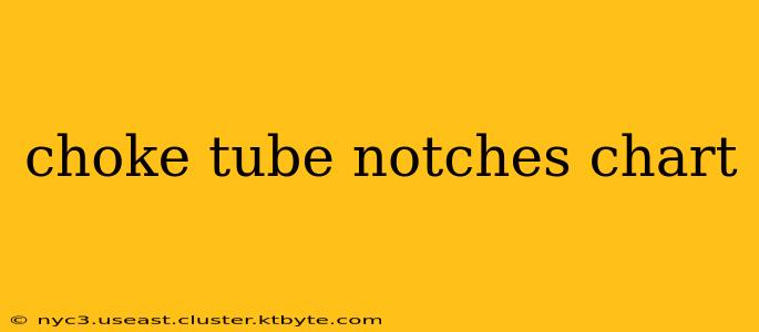 choke tube notches chart