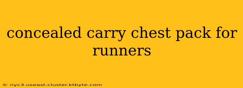 concealed carry chest pack for runners