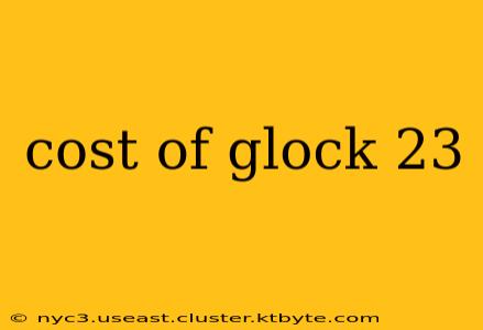 cost of glock 23