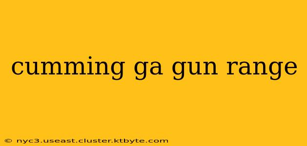 cumming ga gun range