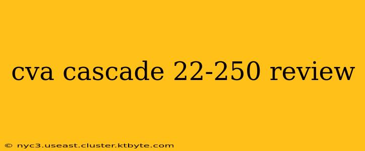 cva cascade 22-250 review