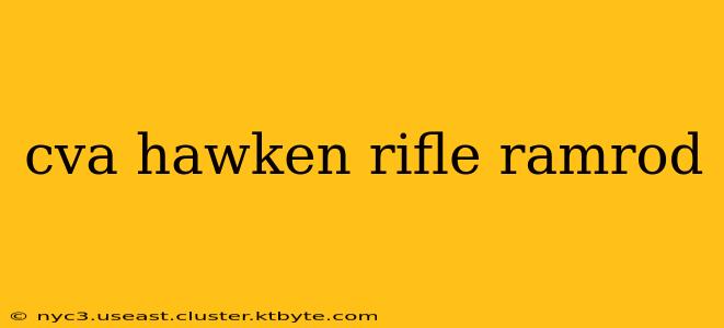 cva hawken rifle ramrod