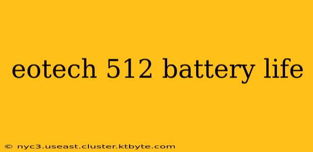 eotech 512 battery life