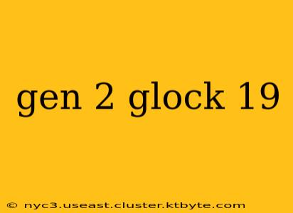 gen 2 glock 19