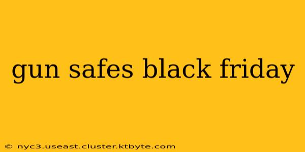 gun safes black friday