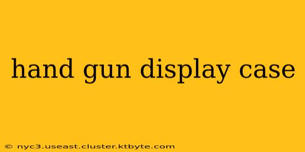 hand gun display case