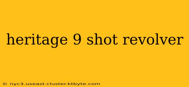 heritage 9 shot revolver