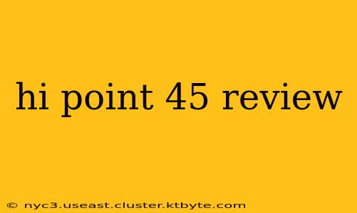 hi point 45 review