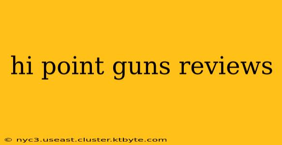 hi point guns reviews