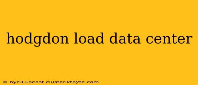 hodgdon load data center