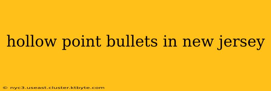 hollow point bullets in new jersey