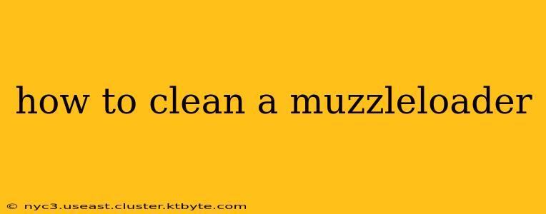 how to clean a muzzleloader