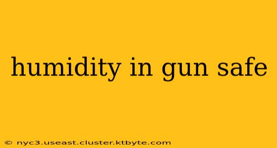 humidity in gun safe