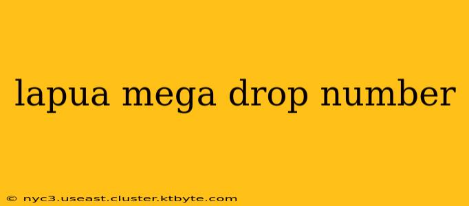 lapua mega drop number