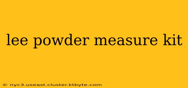 lee powder measure kit