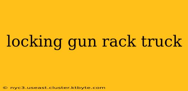 locking gun rack truck