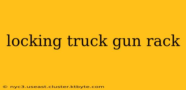 locking truck gun rack