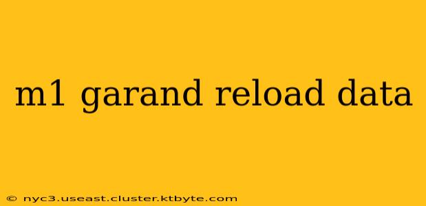 m1 garand reload data