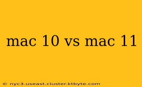 mac 10 vs mac 11