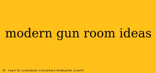 modern gun room ideas