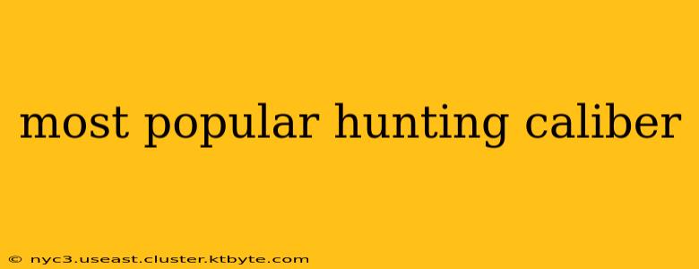 most popular hunting caliber