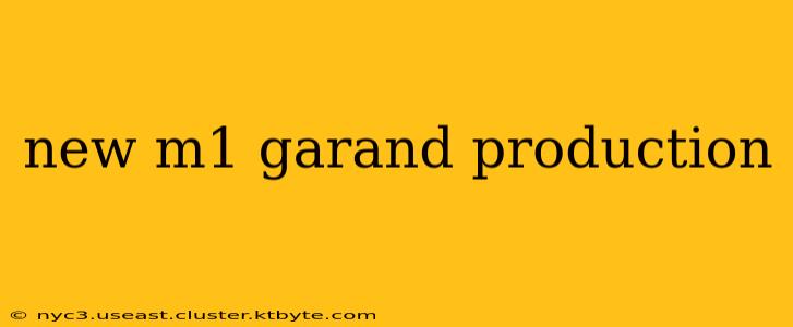 new m1 garand production