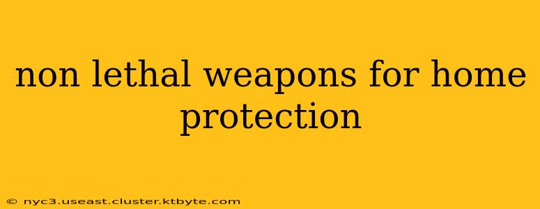 non lethal weapons for home protection