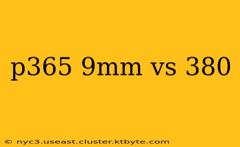 p365 9mm vs 380