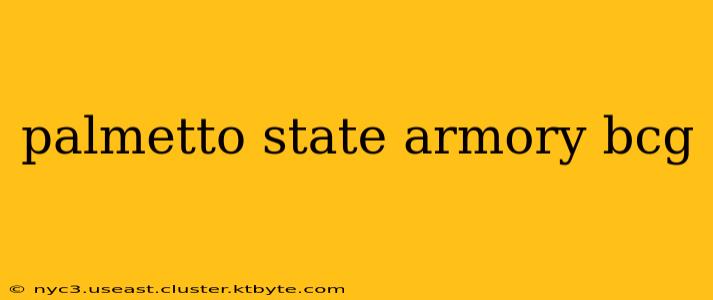 palmetto state armory bcg