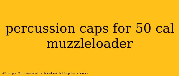 percussion caps for 50 cal muzzleloader