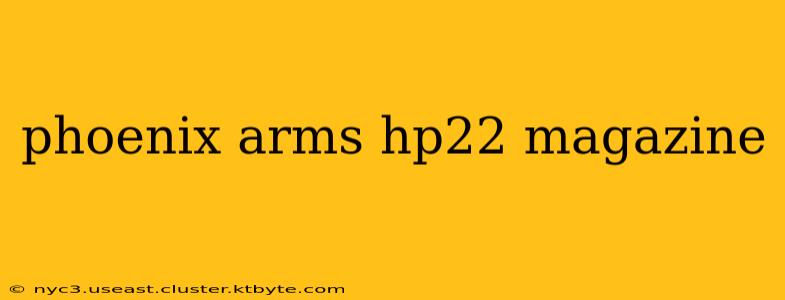 phoenix arms hp22 magazine