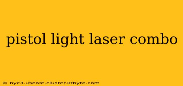 pistol light laser combo