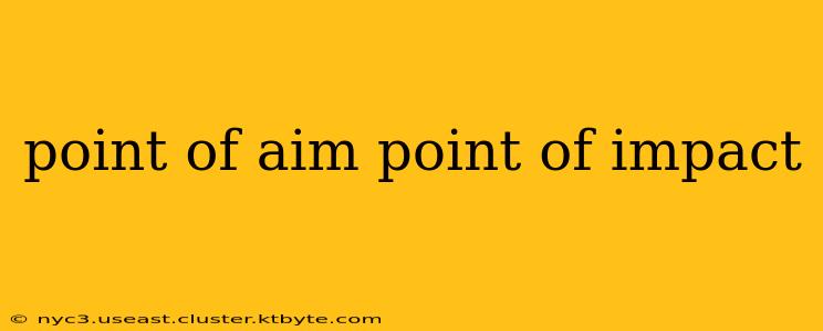 point of aim point of impact