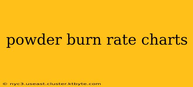 powder burn rate charts