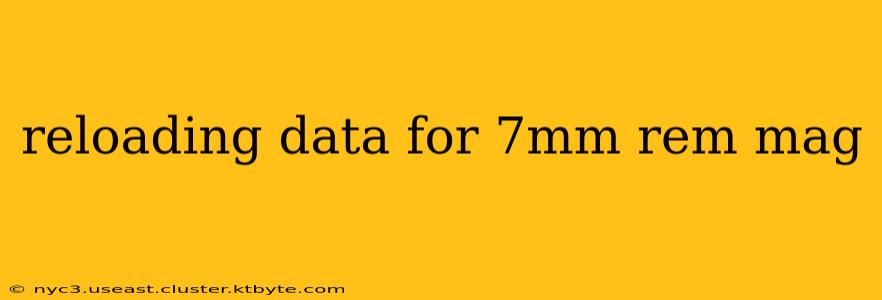 reloading data for 7mm rem mag