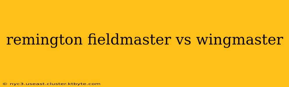 remington fieldmaster vs wingmaster