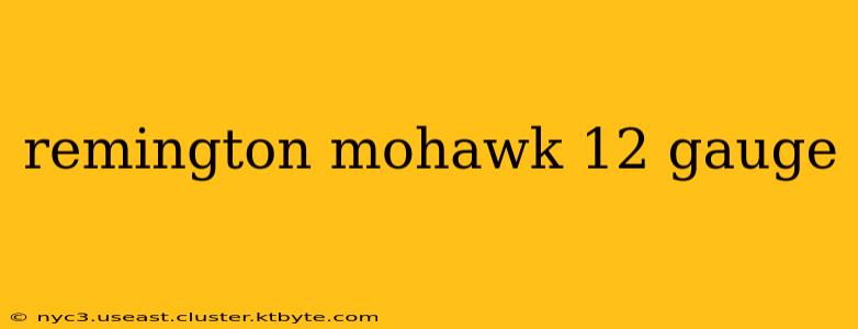 remington mohawk 12 gauge