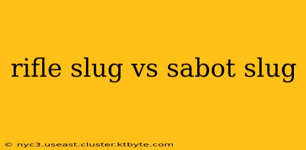 rifle slug vs sabot slug