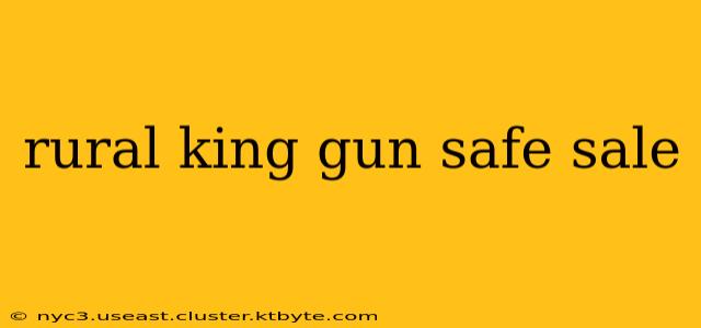 rural king gun safe sale