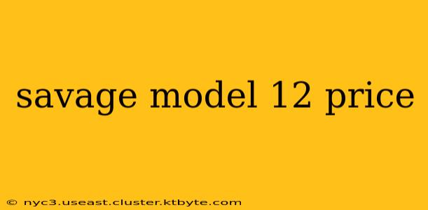 savage model 12 price