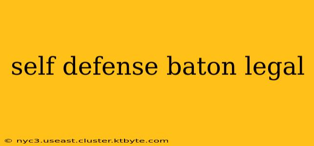 self defense baton legal