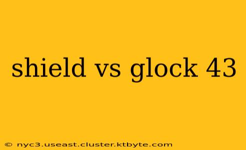 shield vs glock 43