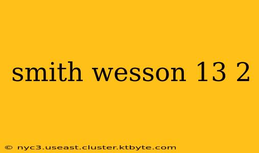 smith wesson 13 2