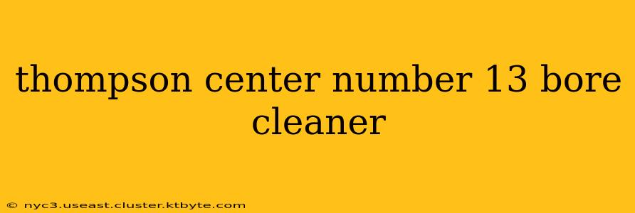 thompson center number 13 bore cleaner