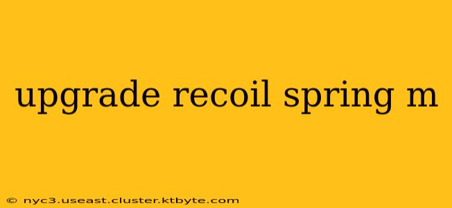 upgrade recoil spring m