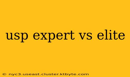 usp expert vs elite