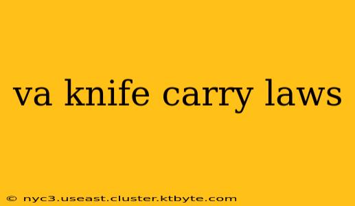 va knife carry laws