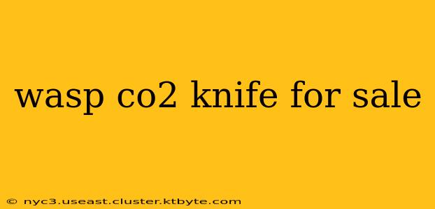 wasp co2 knife for sale