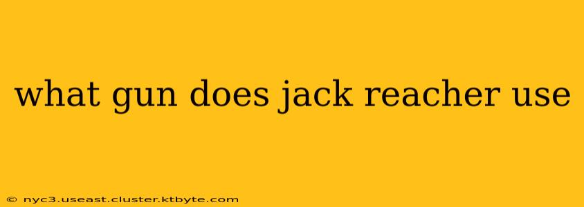 what gun does jack reacher use