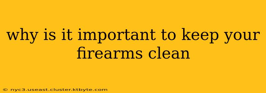 why is it important to keep your firearms clean